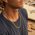 Gold Compass Pendant Necklace