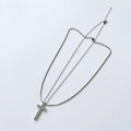 Stainless Steel Cross Pendant Necklace