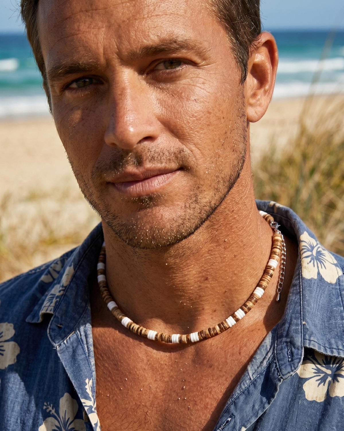 Coconut Shell Bead Necklace