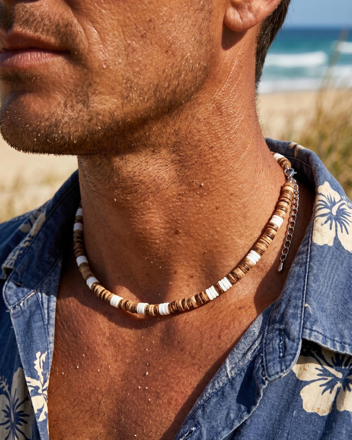 Coconut Shell Bead Necklace
