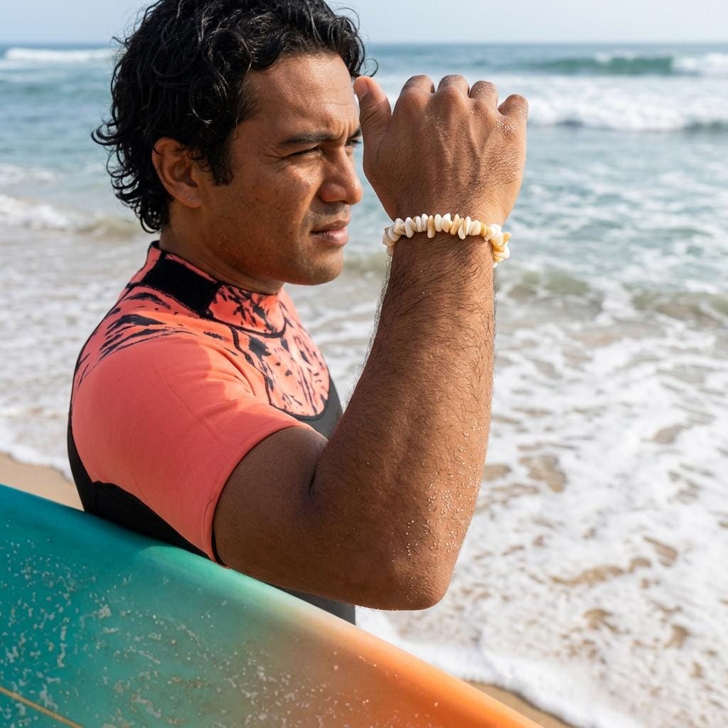 Real Shell Surfer Bracelet