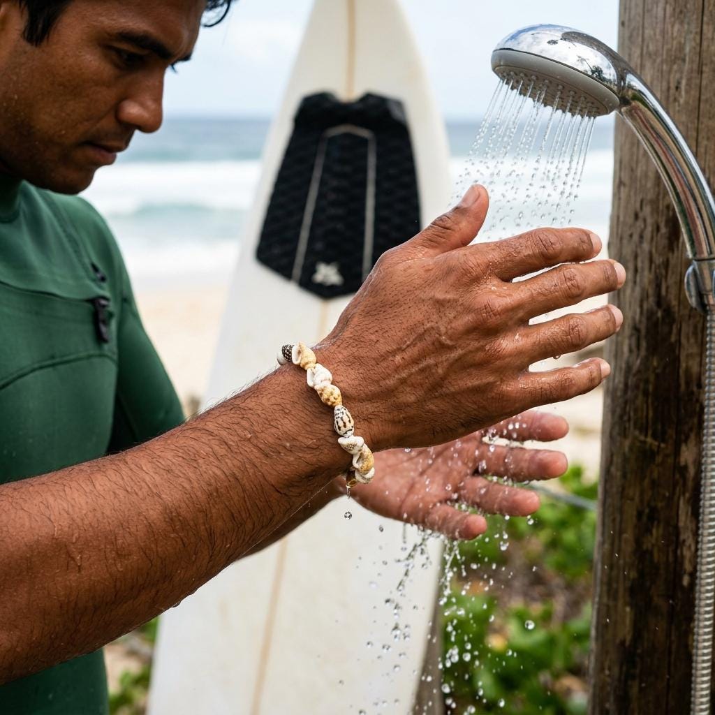 Real Shell Surfer Bracelet