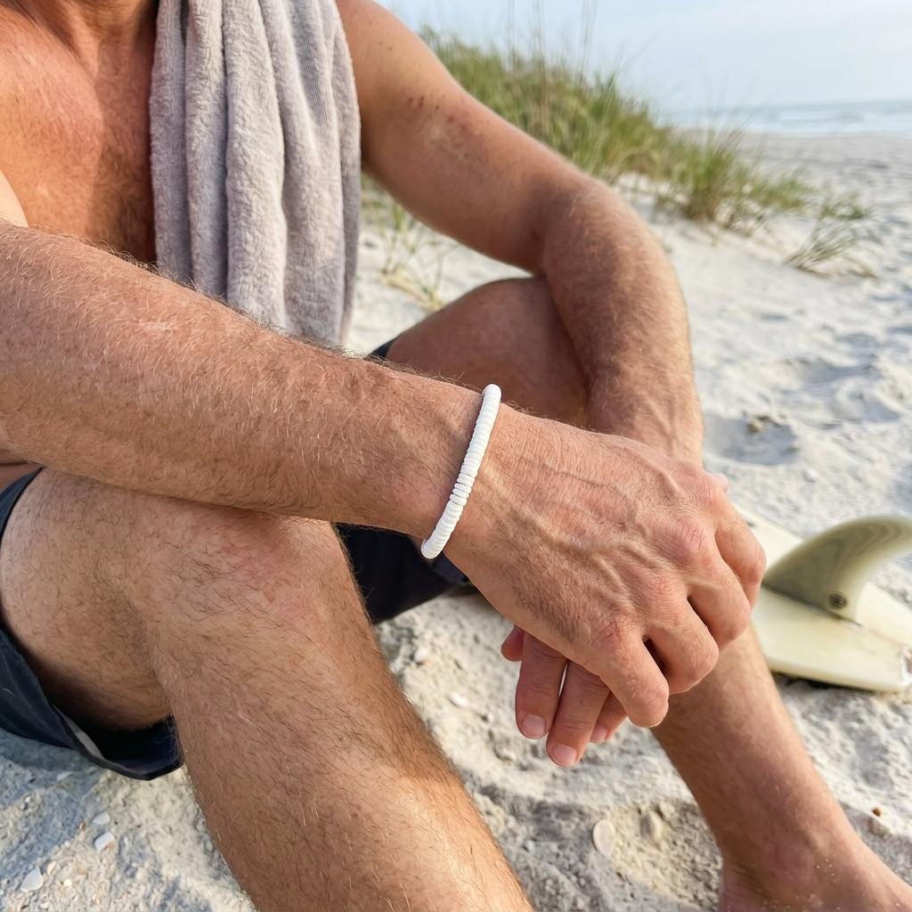 Real Shell Surfer Bracelet