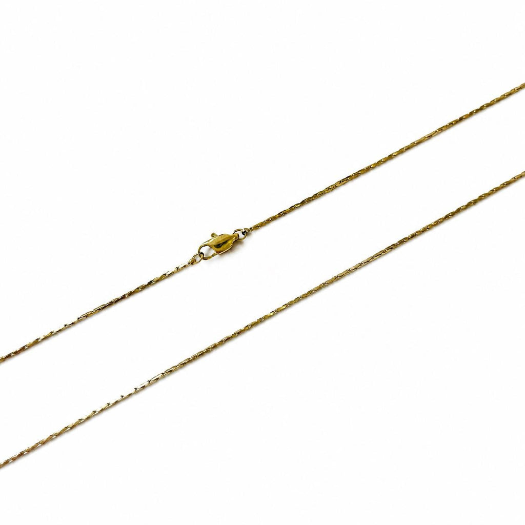 Engravable Gold Bar Necklace