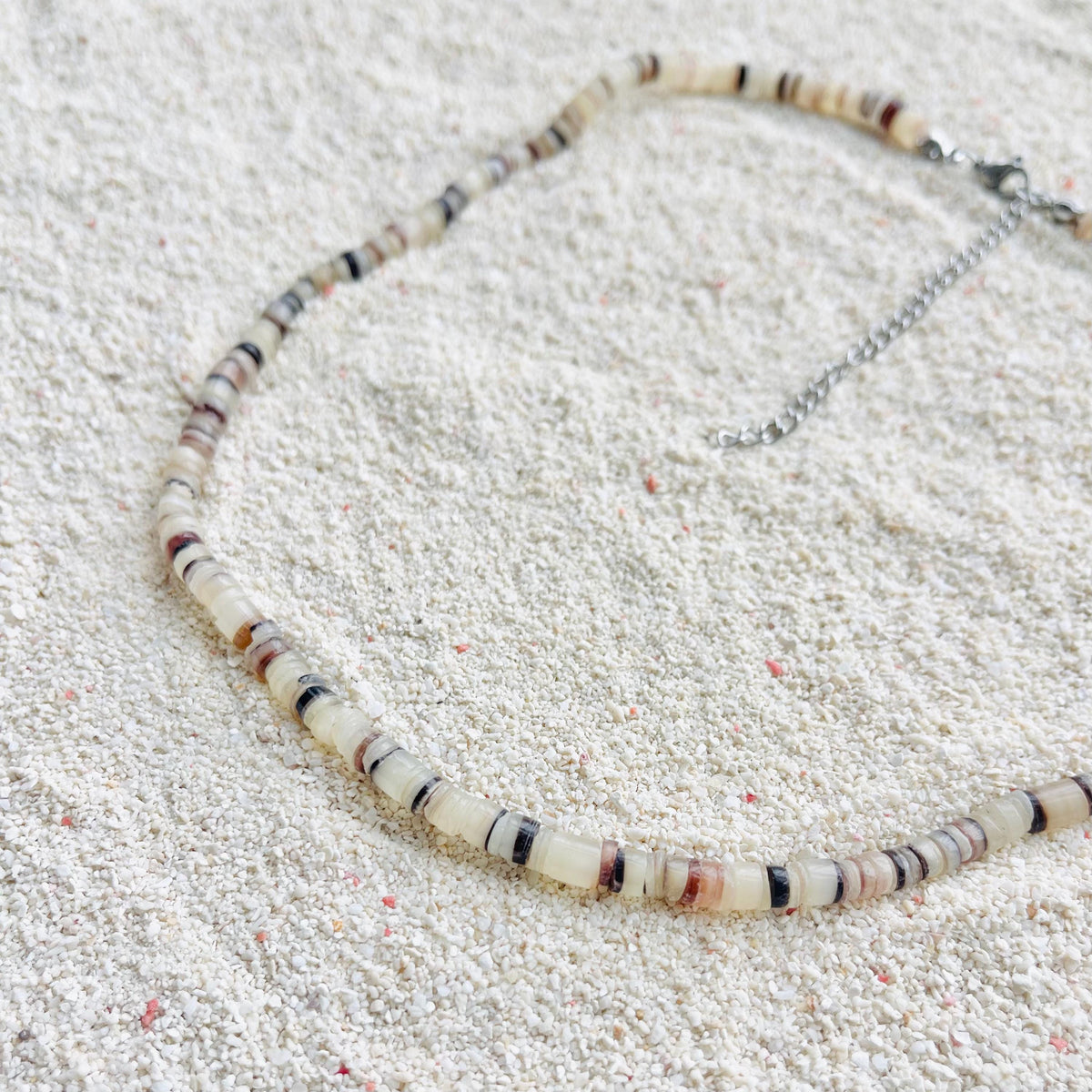 Clam Shell Heishi Choker