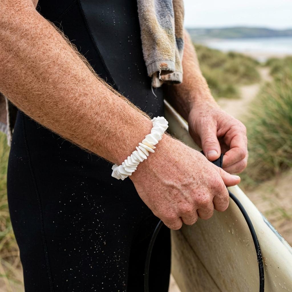 Real Shell Surfer Bracelet