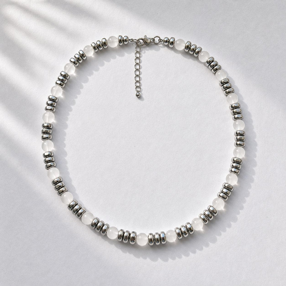 Cat Eye Glass Bead Necklace