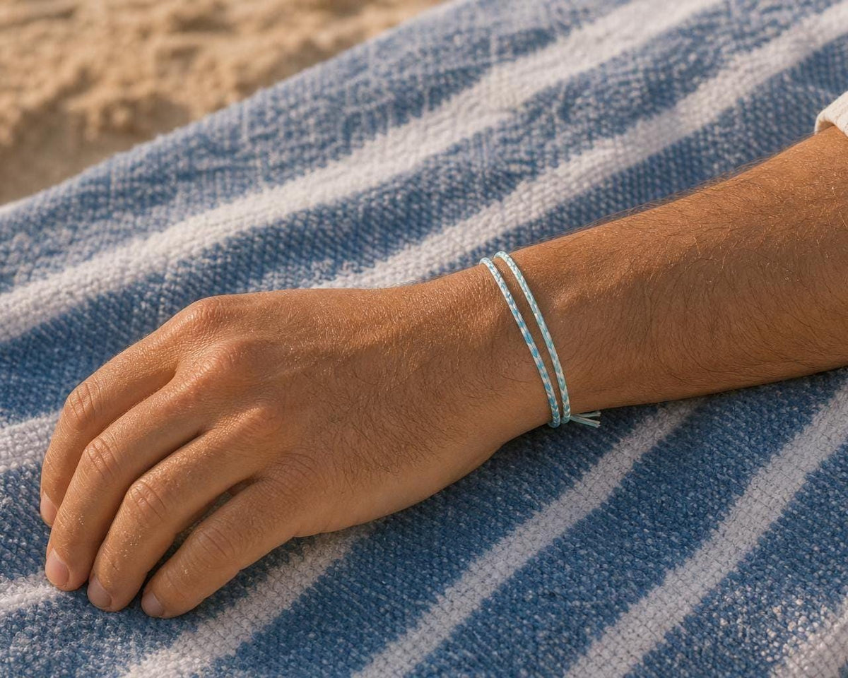 Slim Braided Thread Bracelet