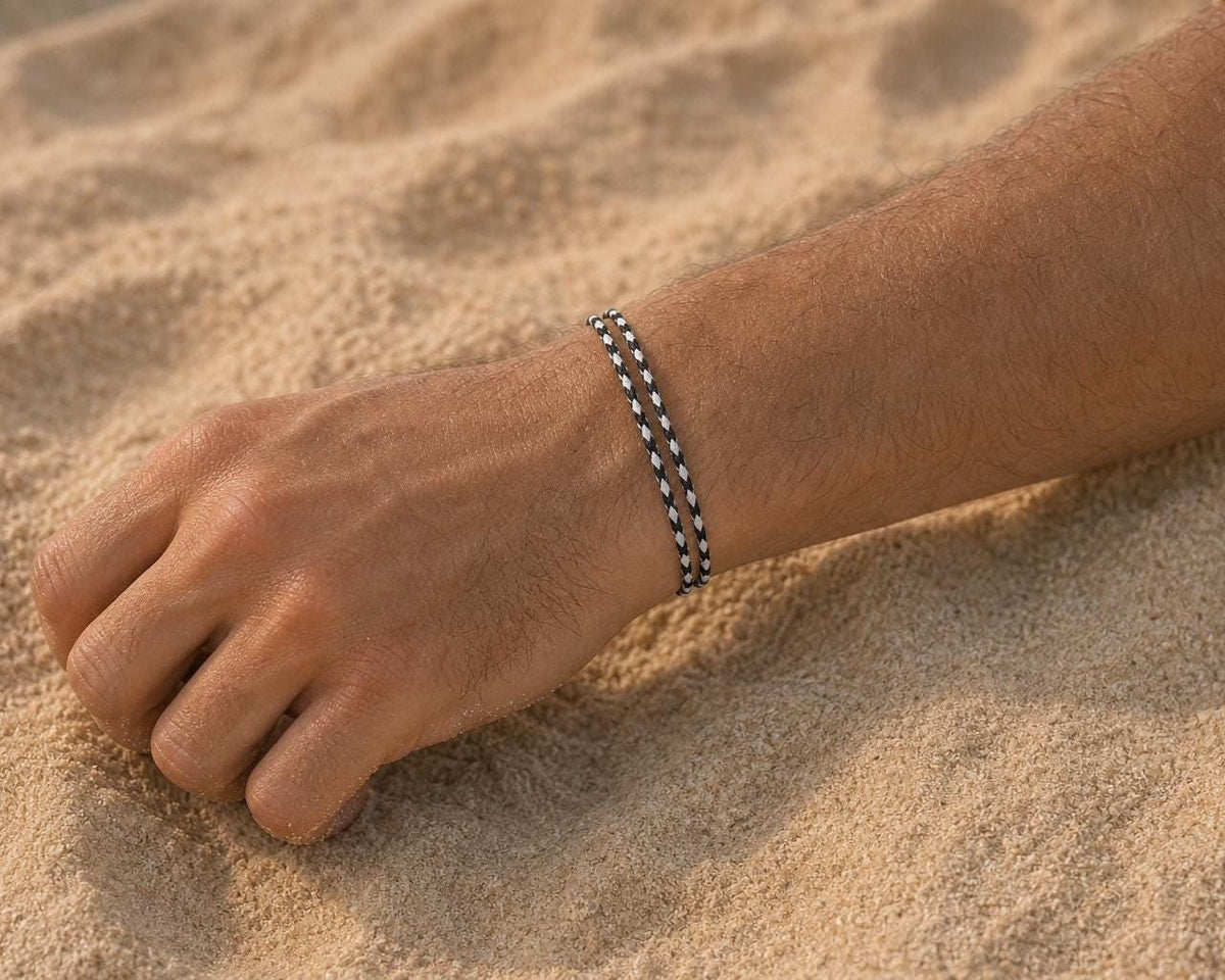 Slim Braided Thread Bracelet