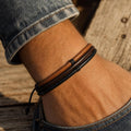 Rustic Adjustable Cord Bracelet