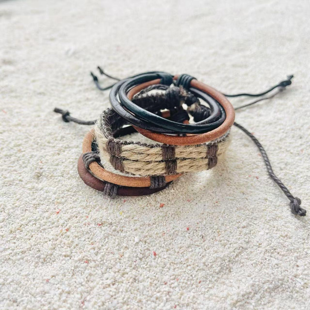 Rustic Adjustable Cord Bracelet