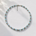 Cat Eye Glass Bead Necklace