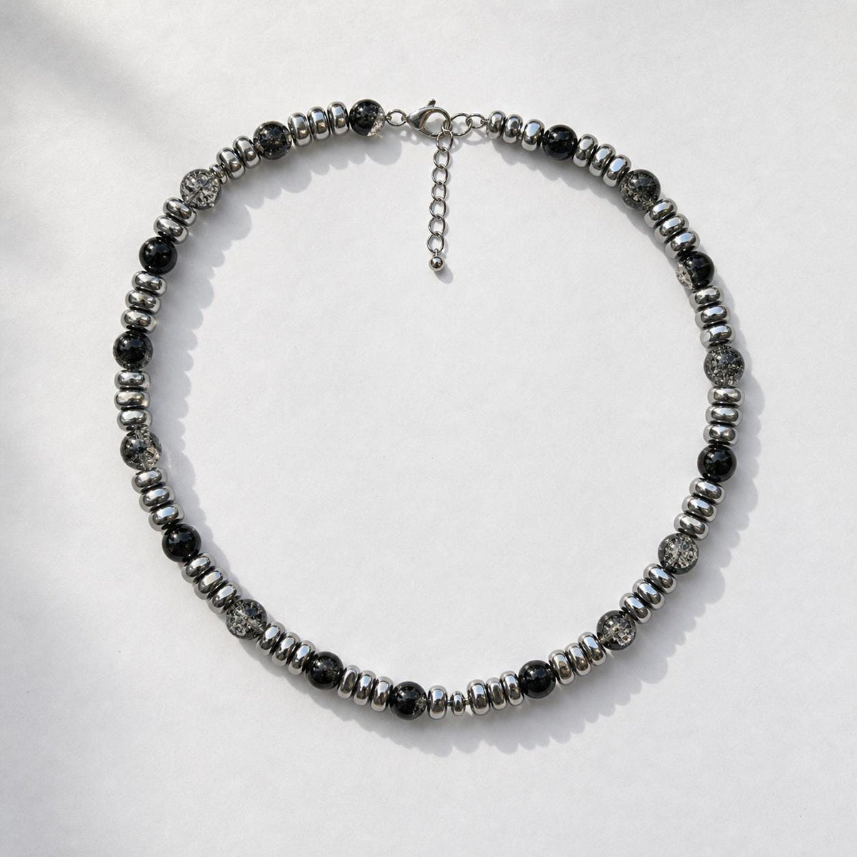 Cat Eye Glass Bead Necklace
