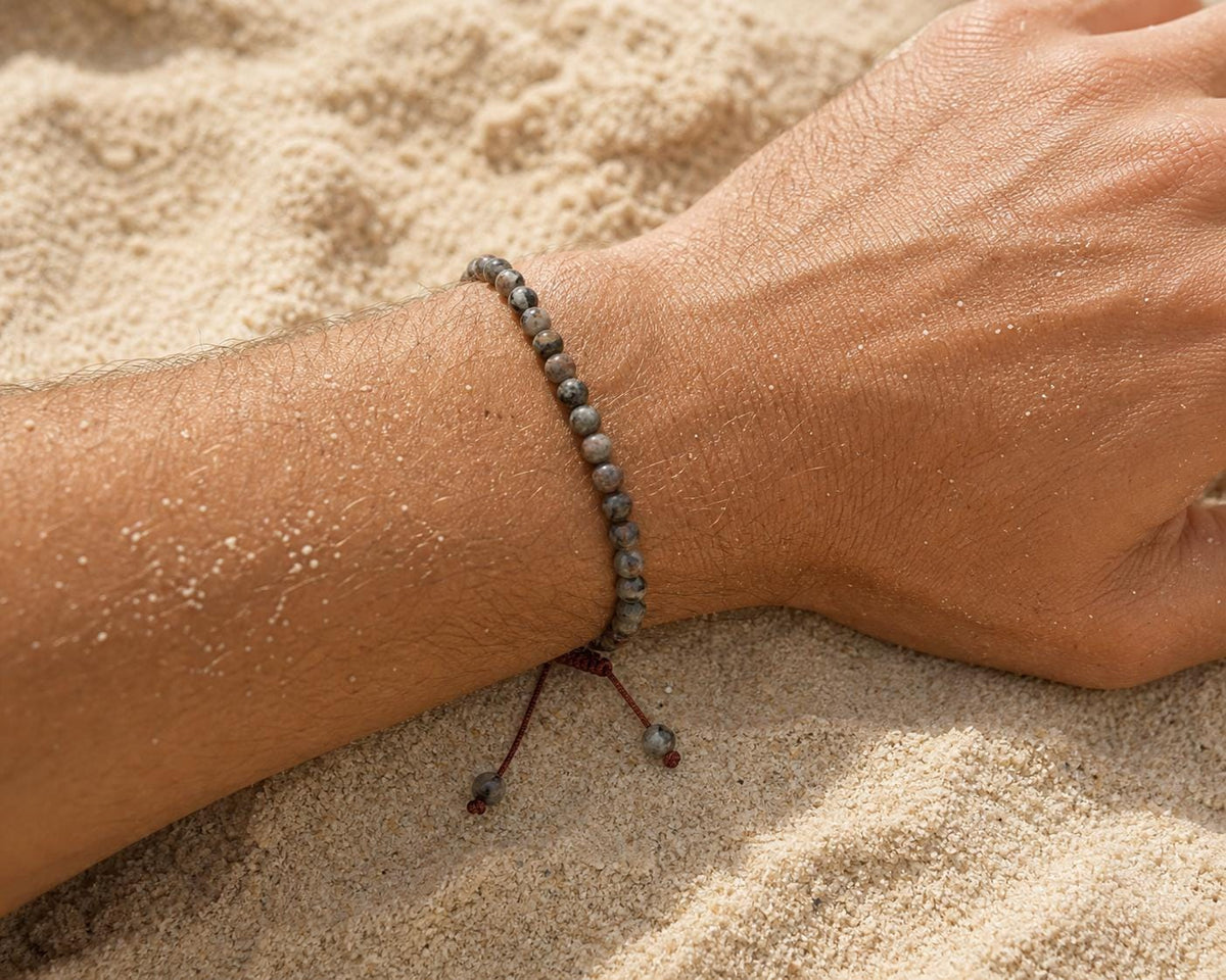 UV Glow Flame Stone Bracelet