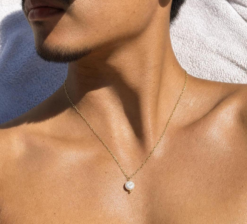 Baroque Pearl Pendant Necklace