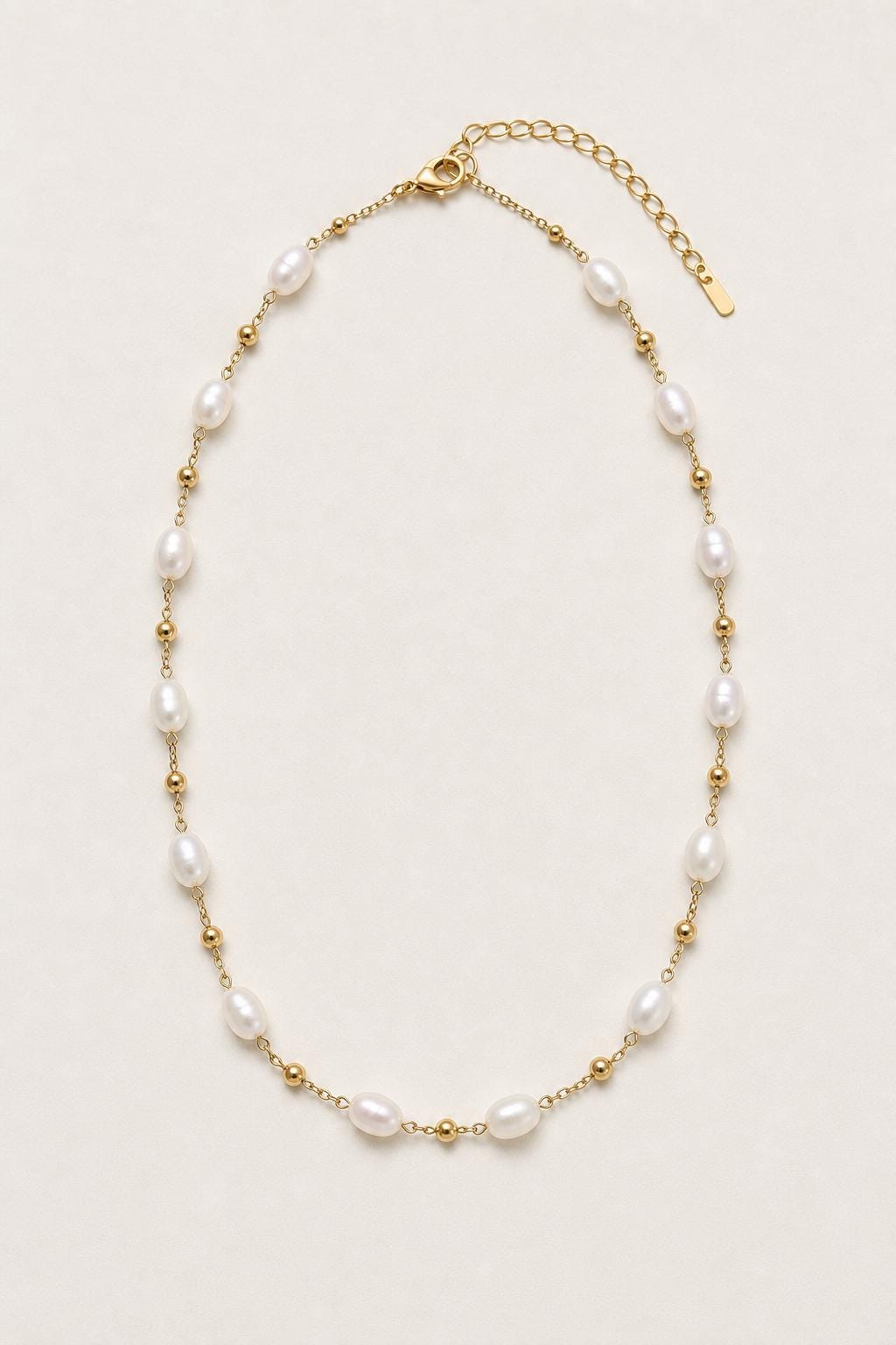 Freshwater Pearl Station Necklace