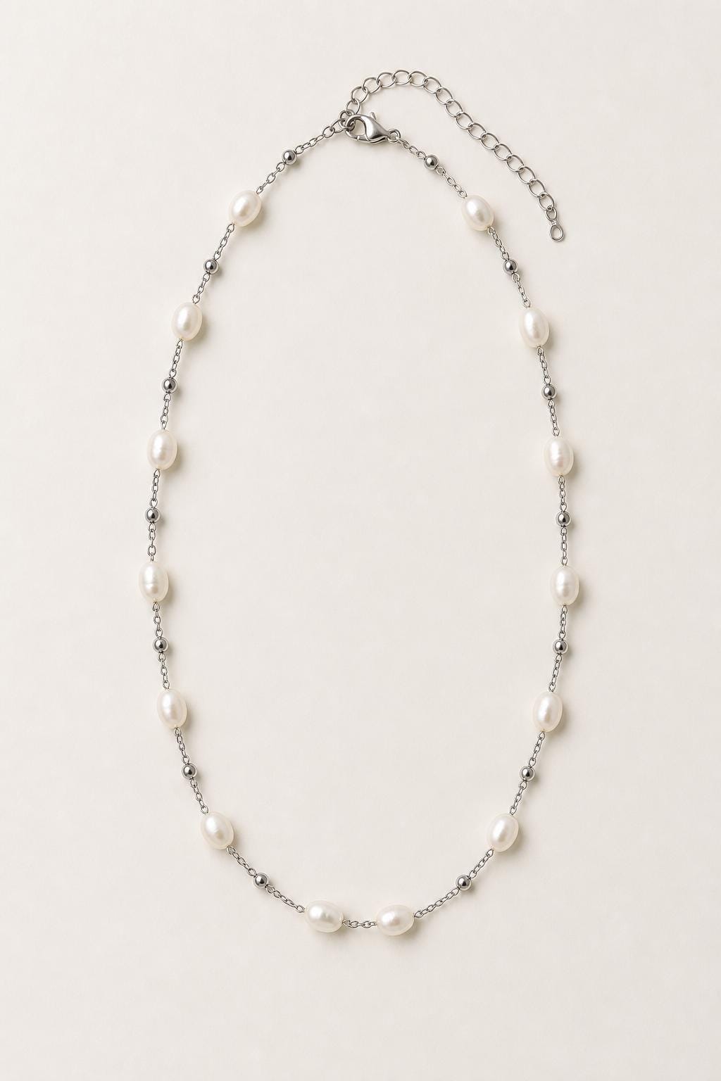 Freshwater Pearl Station Necklace