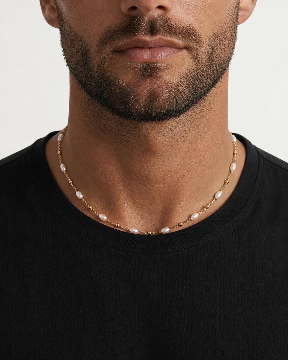 Freshwater Pearl Station Necklace