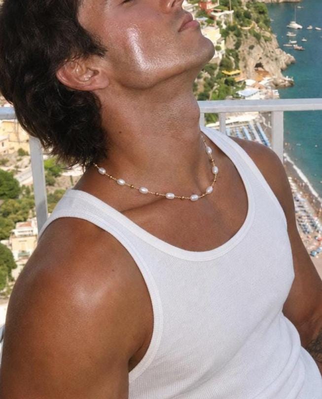 Freshwater Pearl Station Necklace
