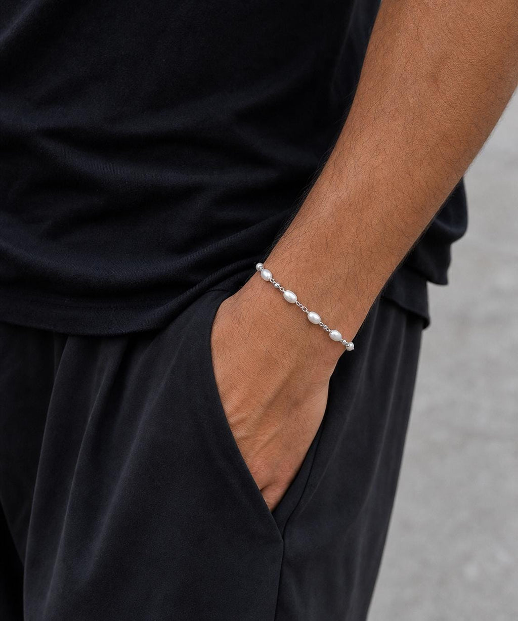 Freshwater Pearl Station Bracelet