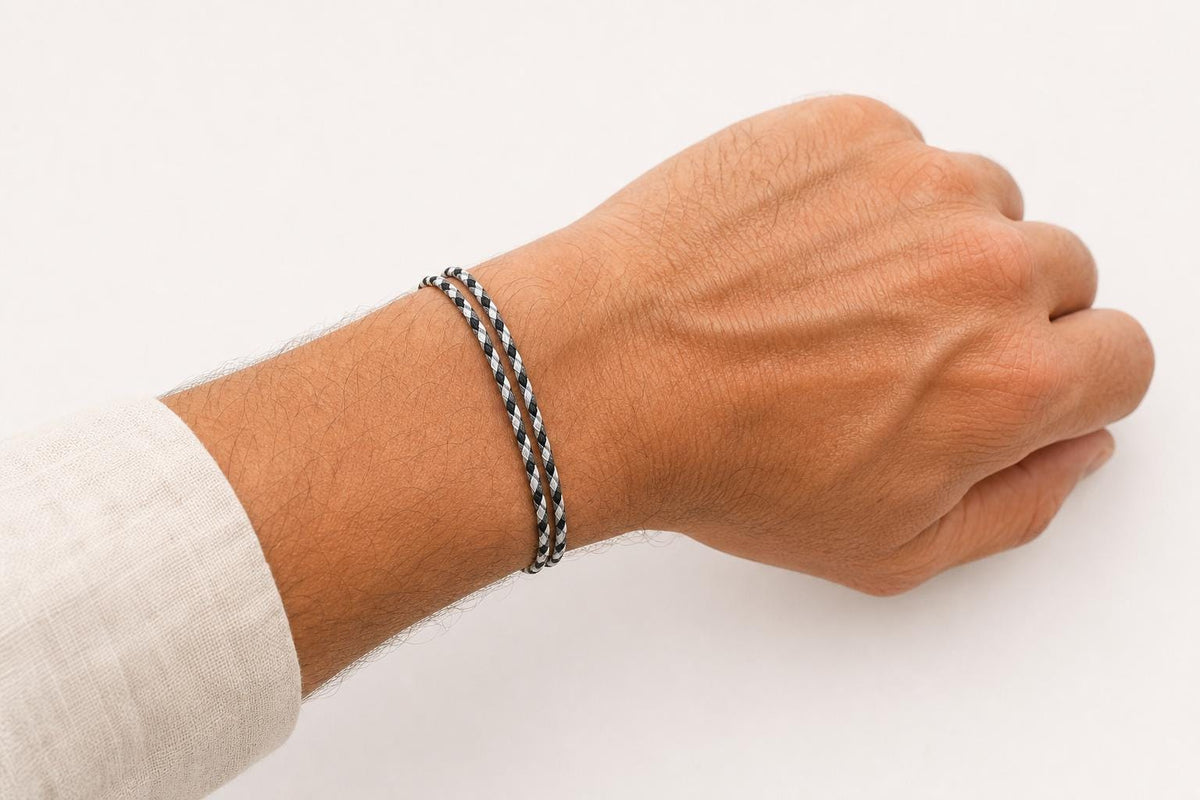 Slim Braided Thread Bracelet