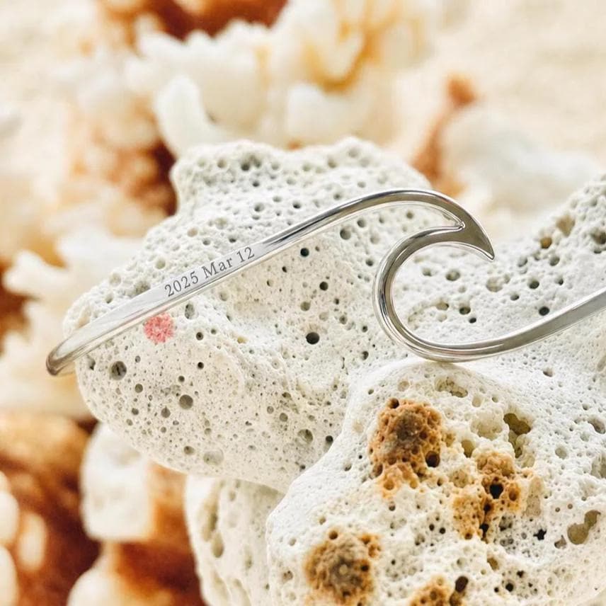 Slim Wave Cuff Bracelet