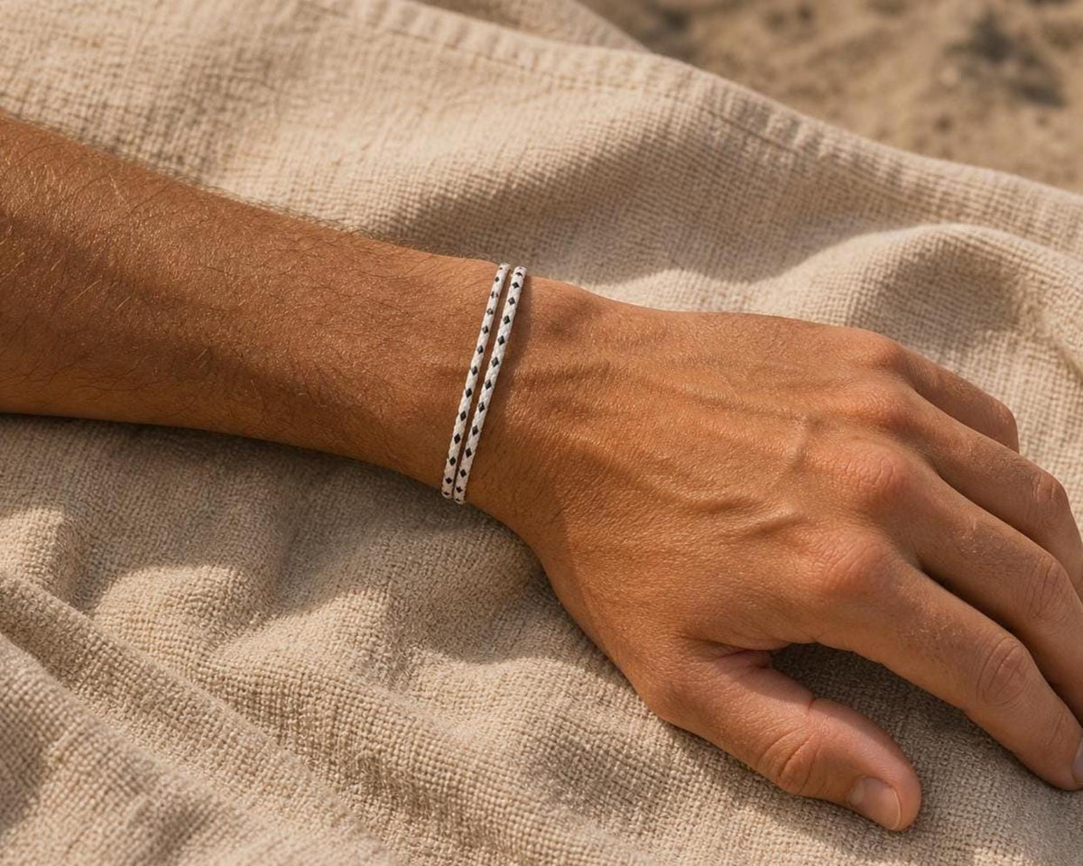 Slim Braided Thread Bracelet