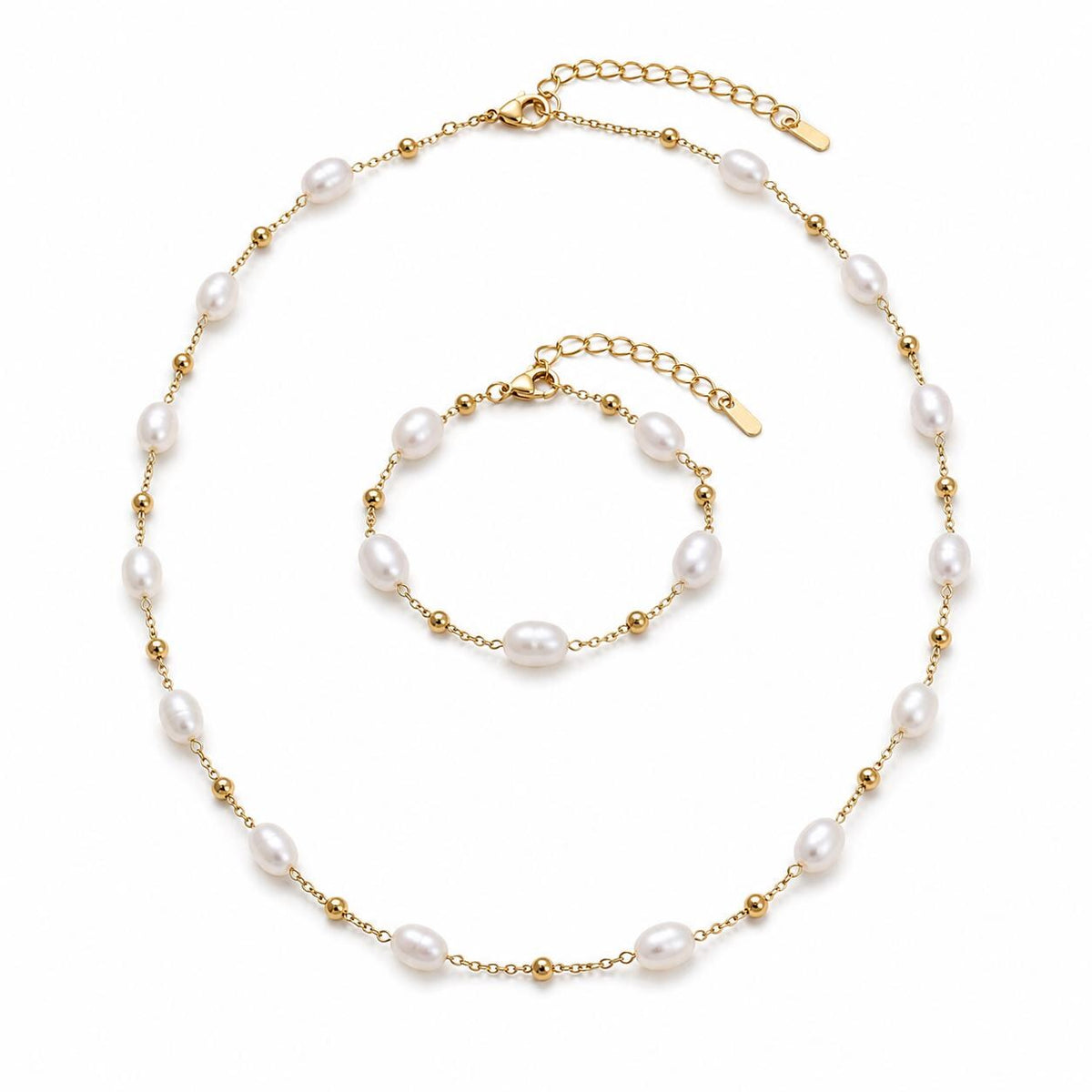 Freshwater Pearl Station Necklace