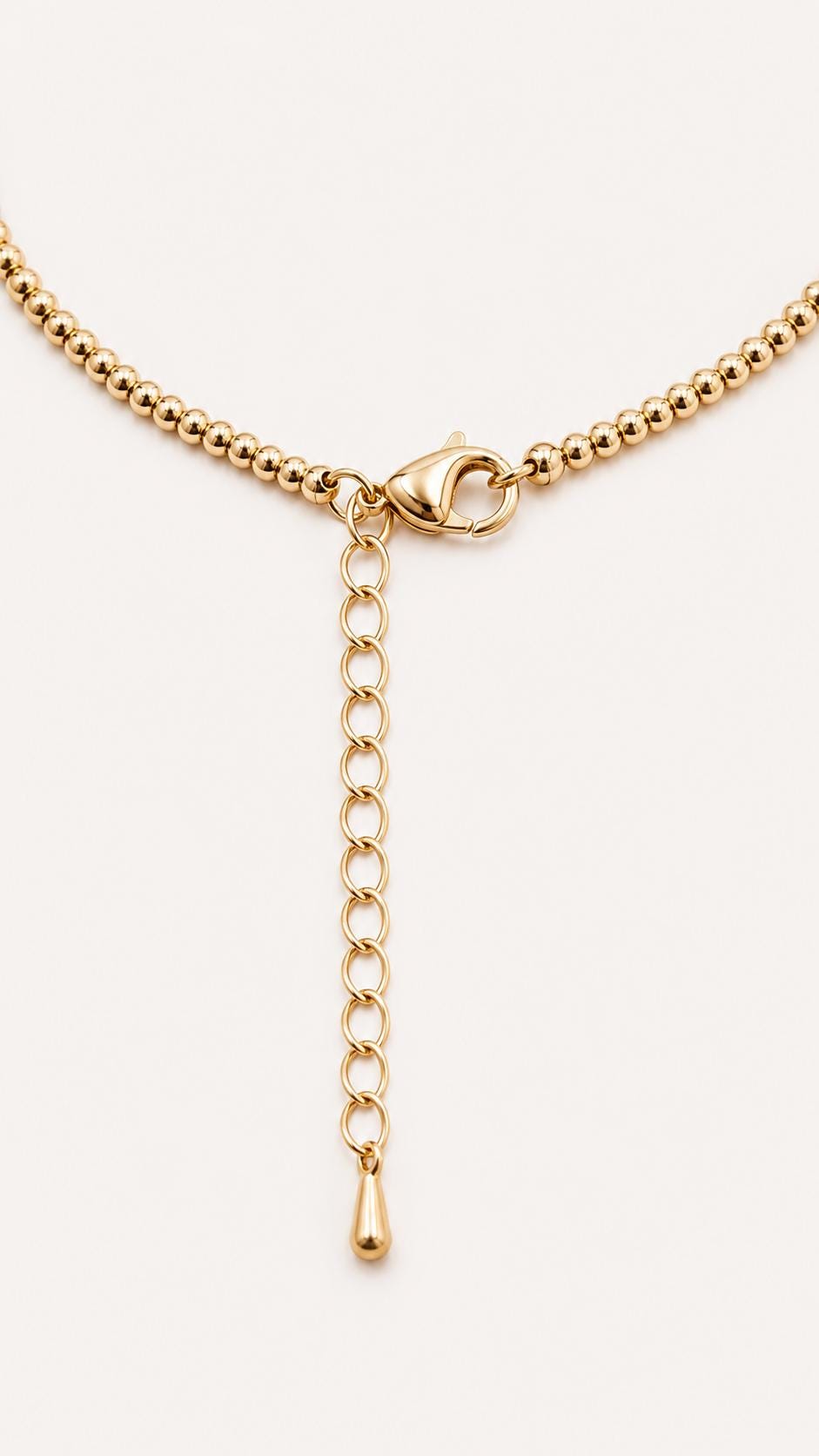 Gold Ball Bead Necklace