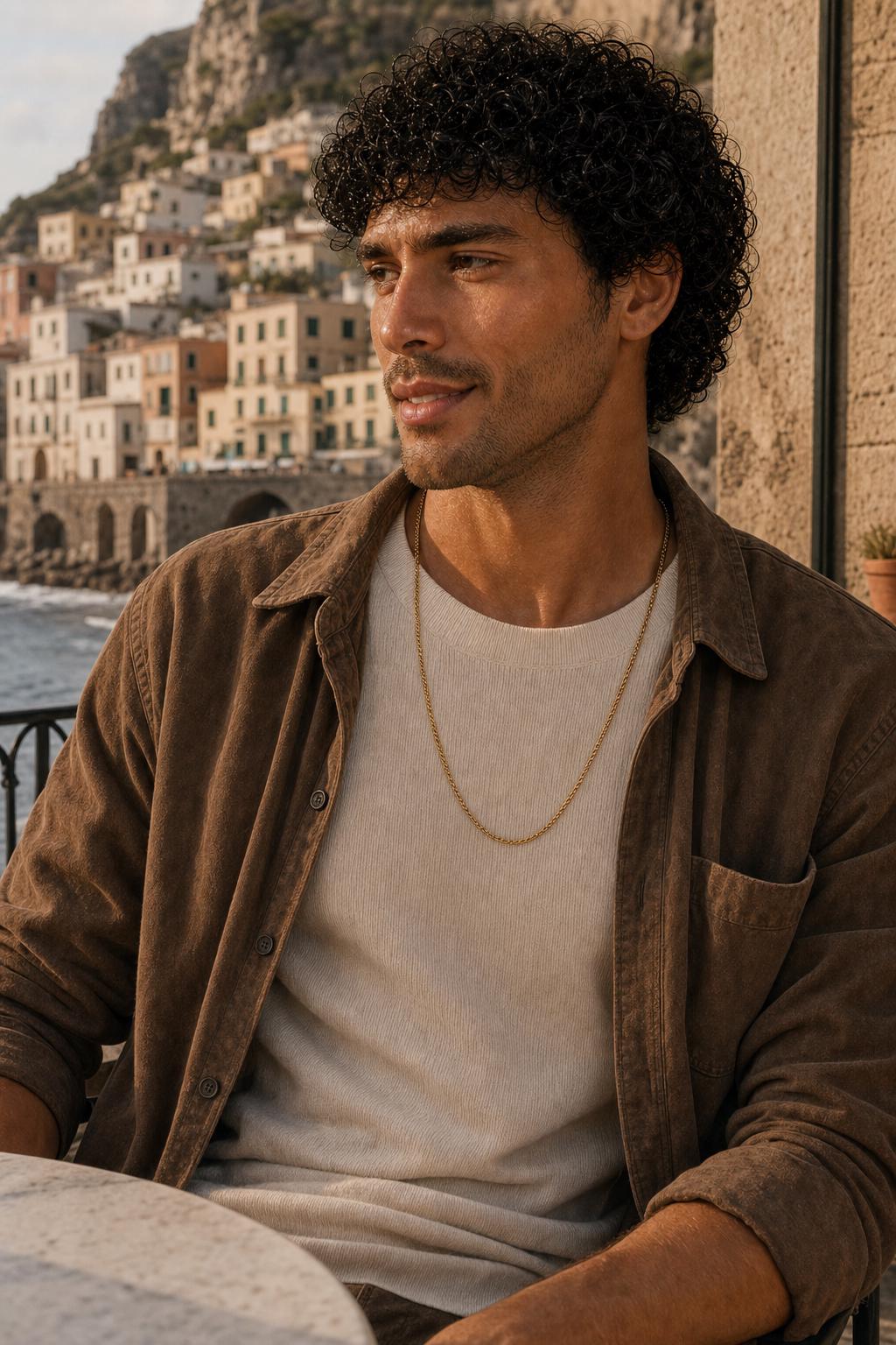 Gold Wheat Chain Necklace