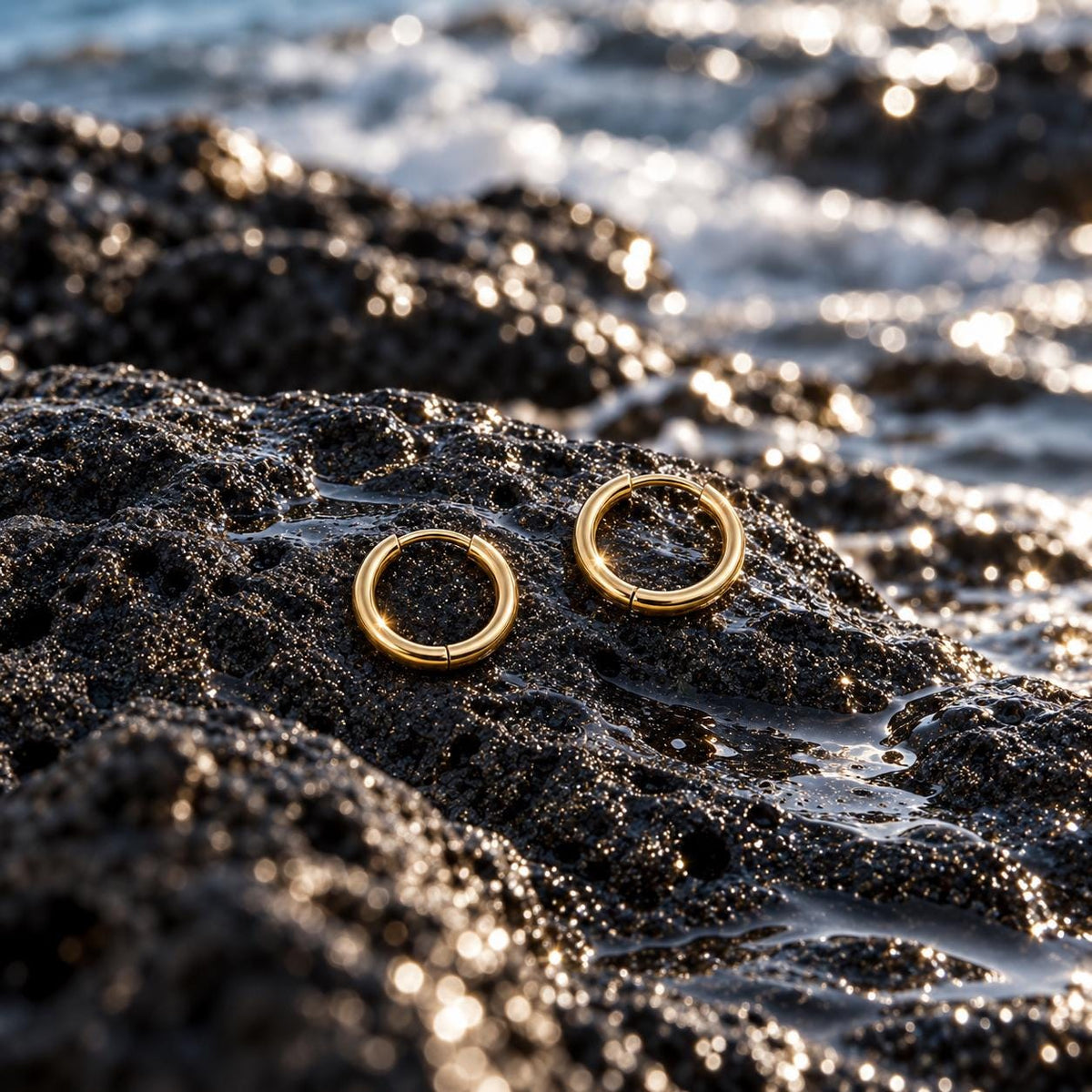 9mm Mini Huggie Hoop Earrings